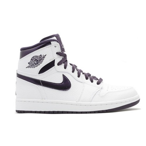 Nike Air Jordan 1 Retro High Grand Purple белые высокие 332550-151