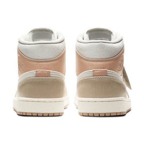 Nike Air Jordan 1 Mid Milan бело-бежевые высокие CV3044-100