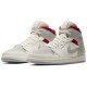 Кроссовки Nike Air Jordan 1 х Sneakersnstuff Mid Past Present Future бело-серые высокие CT3443-100