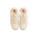 Кроссовки Nike Air Force 1 женские Fontanka Pearl White University Red бежевые низкие с красным