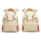 Кроссовки Nike Air Force 1 женские Fontanka Pearl White University Red бежевые низкие с красным