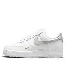 Кроссовки Nike Air Force 1 White Light Silver женские белые низкие CZ0270-106