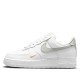 Кроссовки Nike Air Force 1 White Light Silver женские белые низкие CZ0270-106