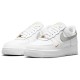 Кроссовки Nike Air Force 1 White Light Silver женские белые низкие CZ0270-106