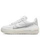 Кроссовки Nike AF1 Summit White женские белые с серебристым DJ9946-101