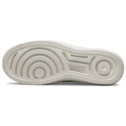 Кроссовки Nike AF1 Summit White женские белые с серебристым DJ9946-101