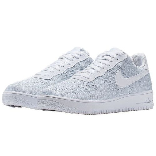Кроссовки Nike Air Force 1 Flyknit Low 2.0 Pure Platinum мужские