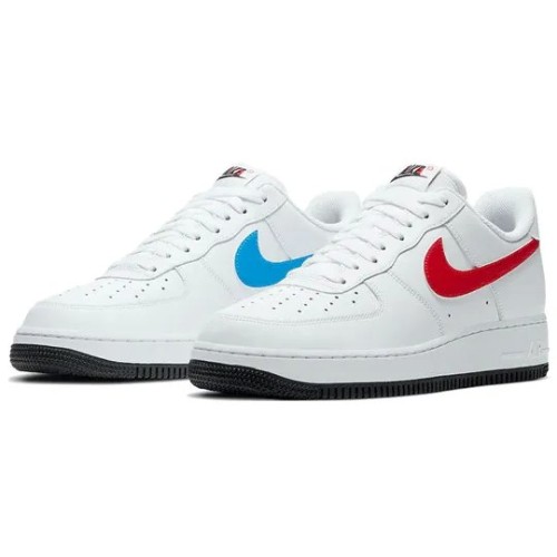 Кроссовки Nike Air Force 1 07 Mismatched Swooshes-White мужские
