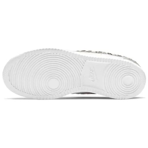 Кроссовки Nike Court Vision Leopard Swoosh - White женские
