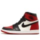 Оригинальные кроссовки Air Jordan 1 Retro High OG Bred Toe