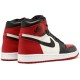 Оригинальные кроссовки Air Jordan 1 Retro High OG Bred Toe