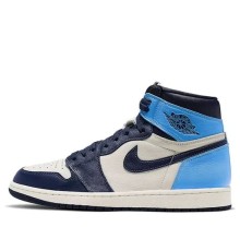 Баскетбольные кроссовки Air Jordan 1 Retro High OG Obsidian