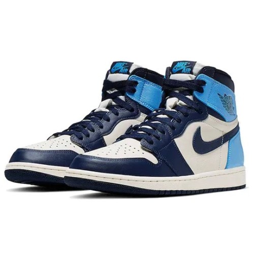 Баскетбольные кроссовки Air Jordan 1 Retro High OG Obsidian
