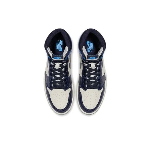Баскетбольные кроссовки Air Jordan 1 Retro High OG Obsidian