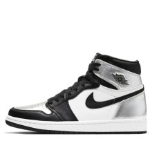 Air Jordan 1 Retro High OG Silver Toe серебристые Аир Джордан 1