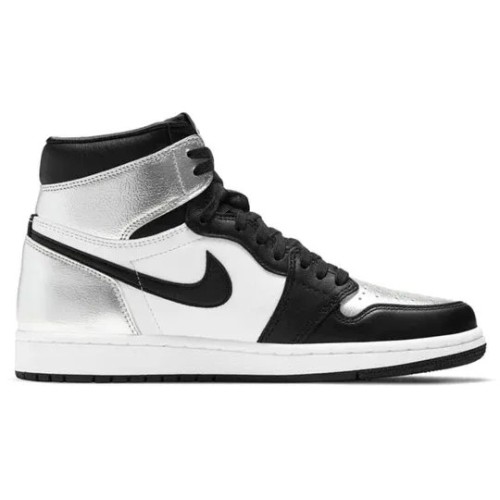 Air Jordan 1 Retro High OG Silver Toe серебристые Аир Джордан 1
