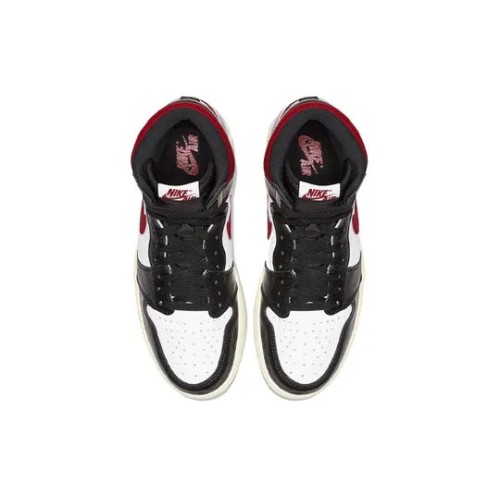 Черно-белые кроссовки Air Jordan 1 Retro High OG Gym Red