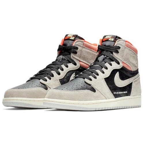 Кроссовки Air Jordan 1 Retro High OG Neutral Grey серые