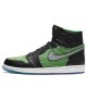 кроссовки Air Jordan 1 High Zoom Zen Green зеленые