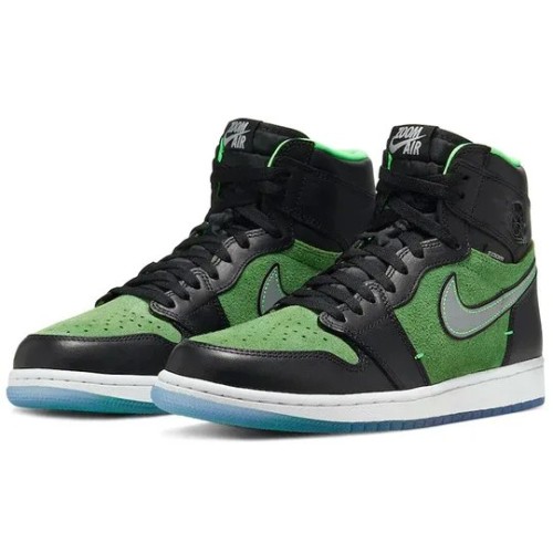 кроссовки Air Jordan 1 High Zoom Zen Green зеленые