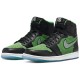 кроссовки Air Jordan 1 High Zoom Zen Green зеленые