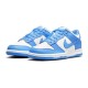 Голубые кроссовки Nike Dunk University Blue Low CW1590-103