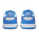 Голубые кроссовки Nike Dunk University Blue Low CW1590-103