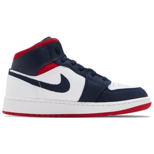 Кроссовки Nike (GS) Air Jordan 1 Mid USA Olympic