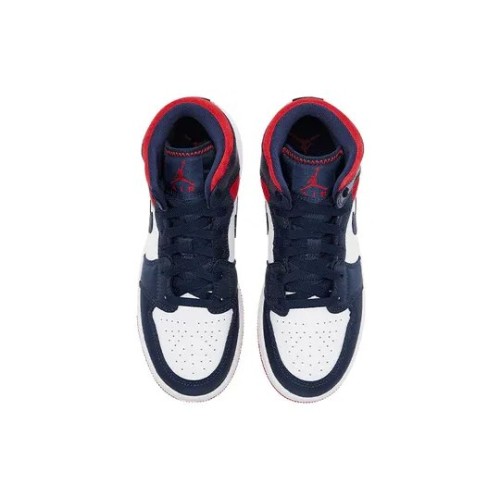 Кроссовки Nike (GS) Air Jordan 1 Mid USA Olympic