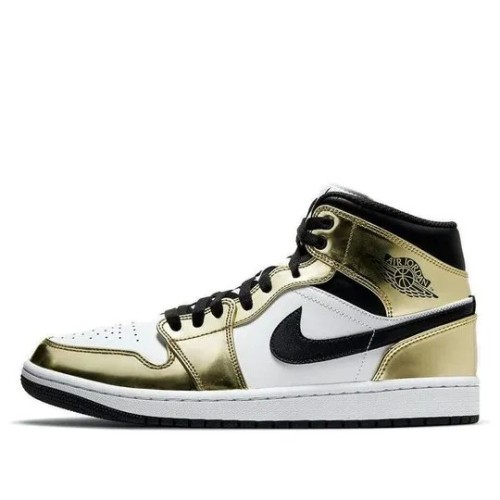 Кроссовки Nike Air Jordan 1 Mid SE Metallic Gold