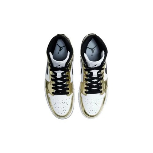 Кроссовки Nike Air Jordan 1 Mid SE Metallic Gold