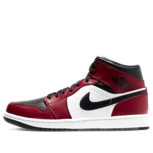 Кроссовки Nike Air Jordan 1 Mid Chicago Black Toe