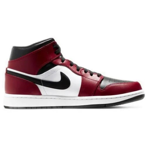 Кроссовки Nike Air Jordan 1 Mid Chicago Black Toe