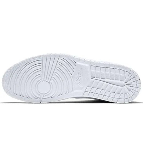 Кроссовки Nike Air Jordan 1 Mid Triple White 2019