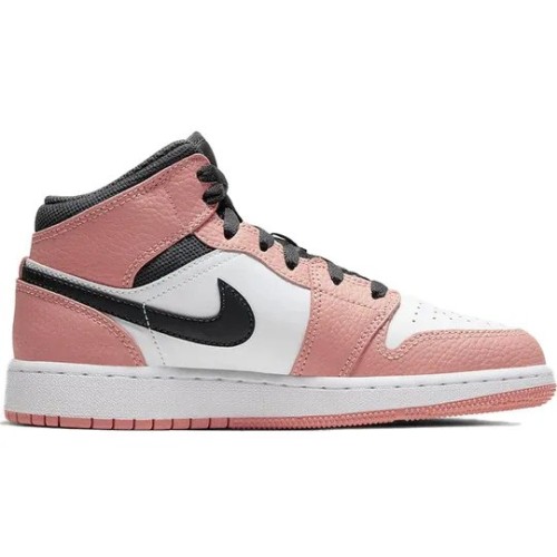 Кроссовки Nike (GS) Air Jordan 1 Mid Pink Quartz