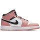 Кроссовки Nike (GS) Air Jordan 1 Mid Pink Quartz