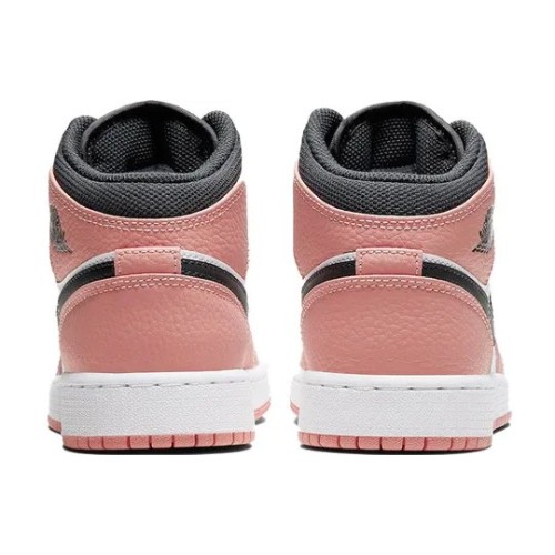 Кроссовки Nike (GS) Air Jordan 1 Mid Pink Quartz