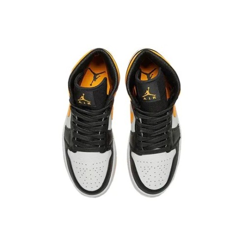 Кроссовки Nike Air Jordan 1 Mid SE White Laser Orange (WMNS)