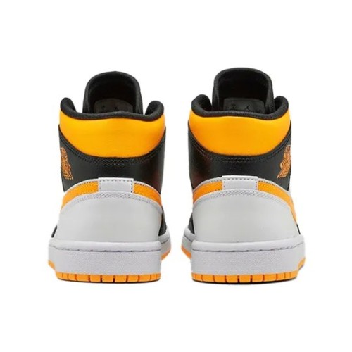 Кроссовки Nike Air Jordan 1 Mid SE White Laser Orange (WMNS)
