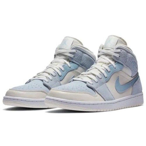 Кроссовки Nike Air Jordan 1 Mid SE Sail Light Blue