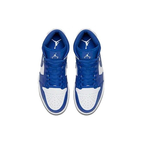 Кроссовки Nike Air Jordan 1 Mid Hyper Royal White