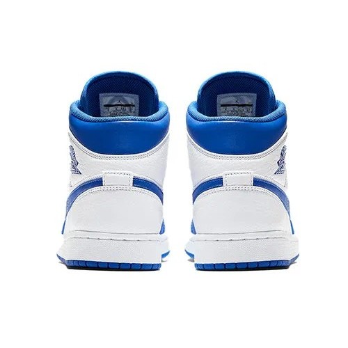 Кроссовки Nike Air Jordan 1 Mid Hyper Royal White