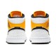 Кроссовки Nike (WMNS) Air Jordan 1 Mid Perforated - White University Gold