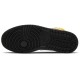Кроссовки Nike (WMNS) Air Jordan 1 Mid Perforated - White University Gold