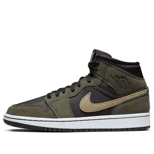 Кроссовки Nike Air Jordan 1 Mid Olive (WMNS)