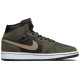 Кроссовки Nike Air Jordan 1 Mid Olive (WMNS)