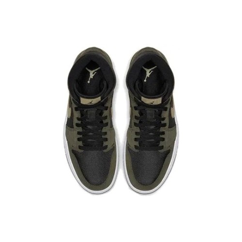 Кроссовки Nike Air Jordan 1 Mid Olive (WMNS)