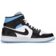 Кроссовки Nike (WMNS) Air Jordan 1 Mid University Blue Black White