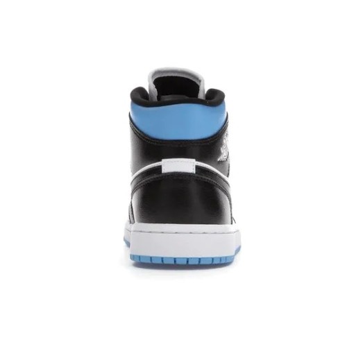 Кроссовки Nike (WMNS) Air Jordan 1 Mid University Blue Black White