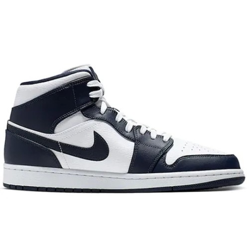 Кроссовки Nike Air Jordan 1 Mid Obsidian White